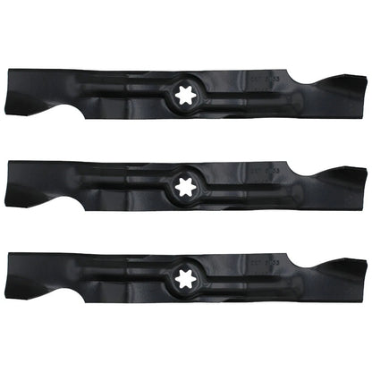 Set of 3 Blades for MTD RZT 50" Deck (Zero-Turn) 942-04053C 742-04053B