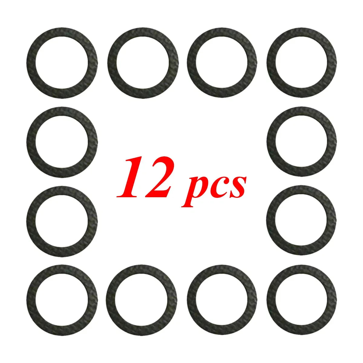 12 Pack Drain Plug Screw Seal Gasket Kit for Mercruiser (12-19183, 12-19183Q02)