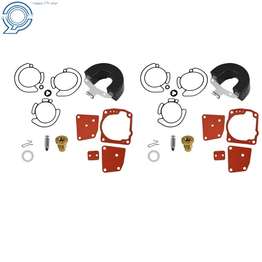 2X Carburetor Rebuild Kit for Johnson Evinrude V4 V6 (90–175 HP)