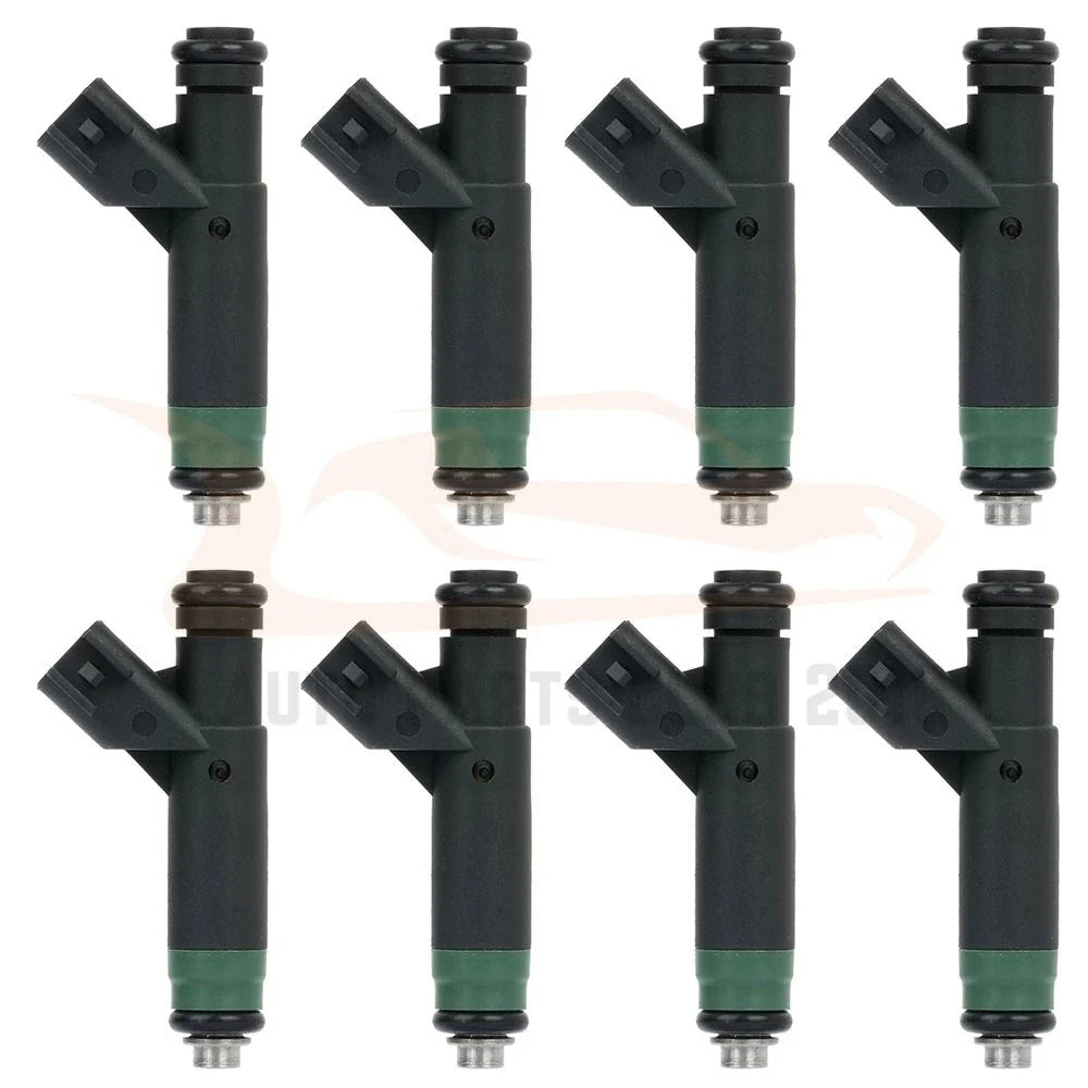 Set of 8 Fuel Injectors for Dodge Dakota Durango Jeep Commander Grand Cherokee (2000–2009)