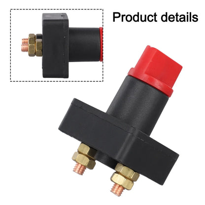Waterproof Mini 12V Battery Isolator Switch for Marine Vehicles (2010–2023)