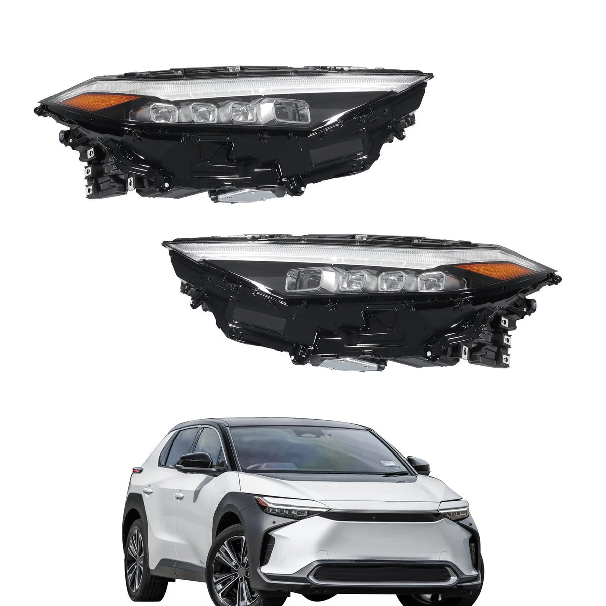 Clear LED Headlights for Toyota bZ4X (2023–2025) BCK97955K