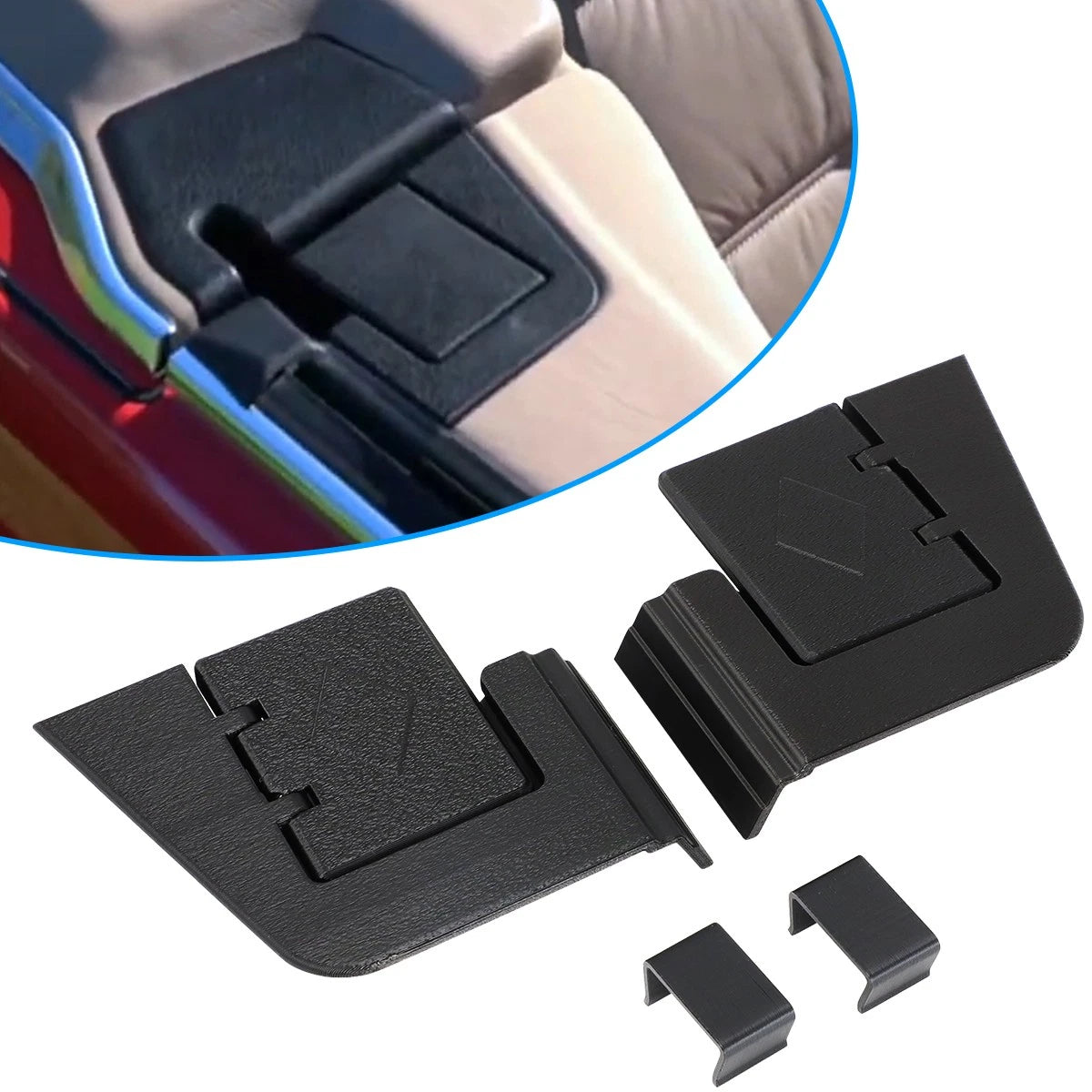 Set of 2 Folding Trim Covers for BMW E30 318i 325i (1987–1993) 51431945355