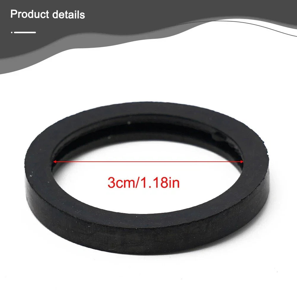 Gas Can Spout Gasket 3x0.5cm/1.18x0.19inch Black