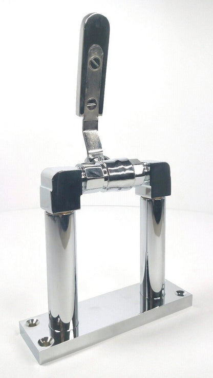 Train Horn Stand Chrome 4 Inch for Universal Fit Vehicles (Universal)