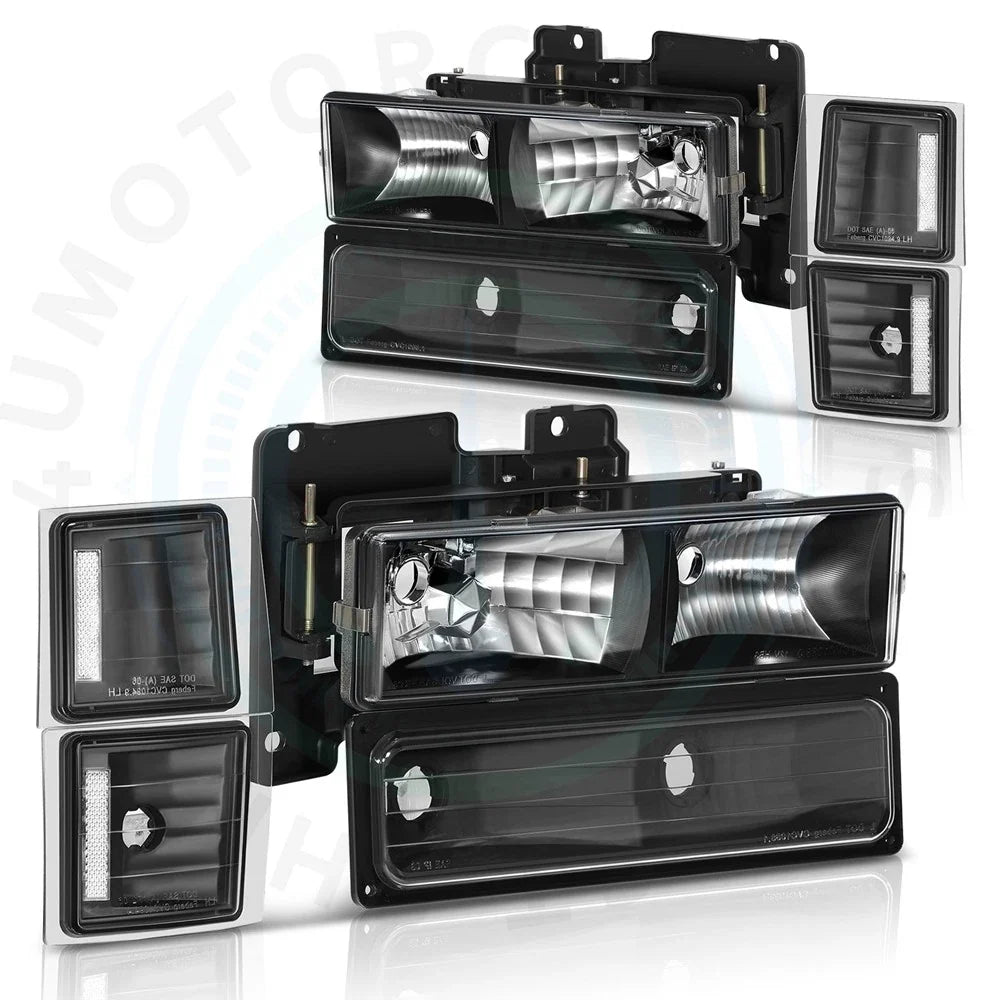 Headlight Assembly Set for Chevy Silverado (1994–1998)