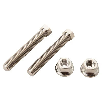 Set of 2 Tusk Titanium Axle Adjuster Bolts TTAB-1 for Honda CR-CRF-R (2002–2025)