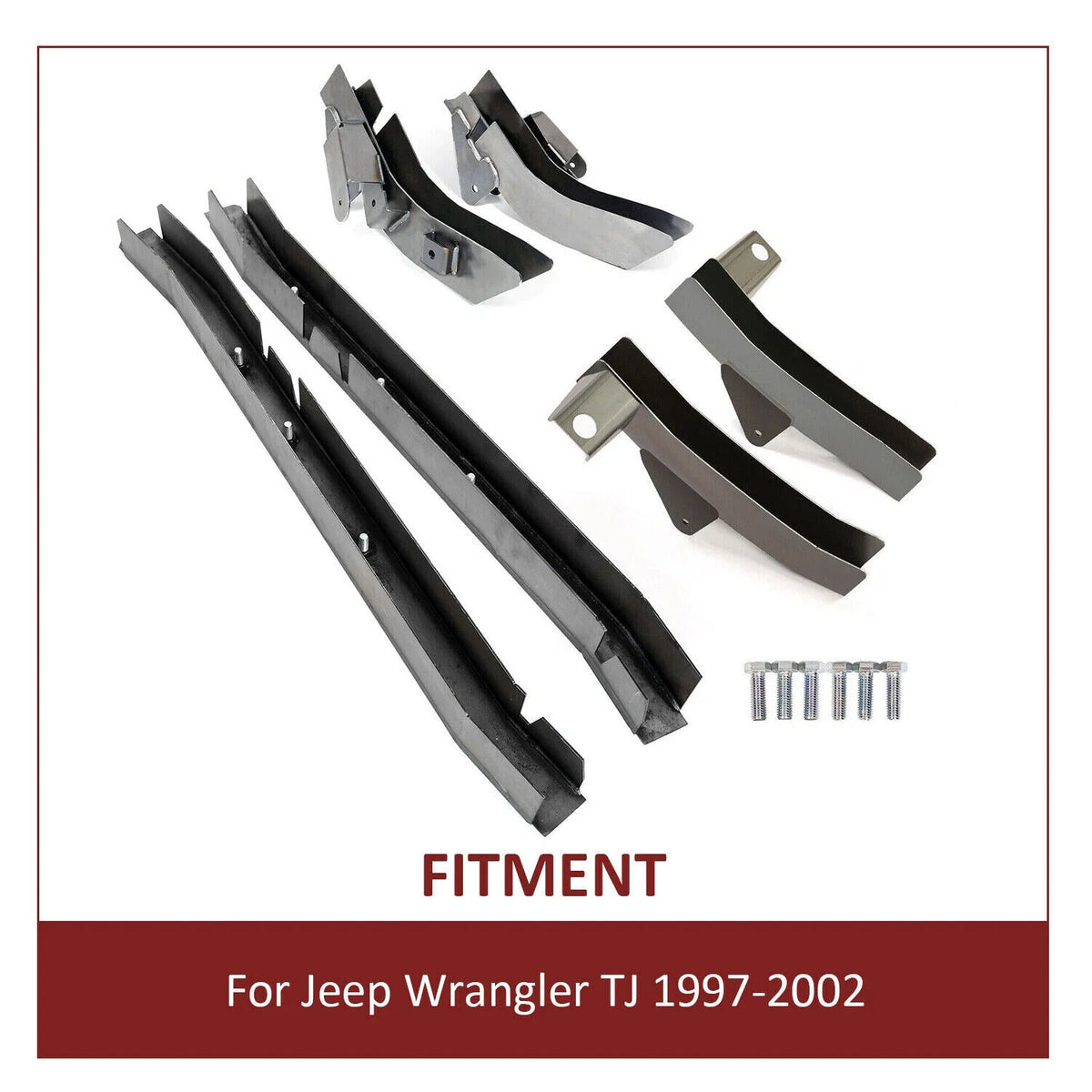 Frame Rust Repair Kit for Jeep Wrangler TJ (1997–2002) Heavy Duty Steel