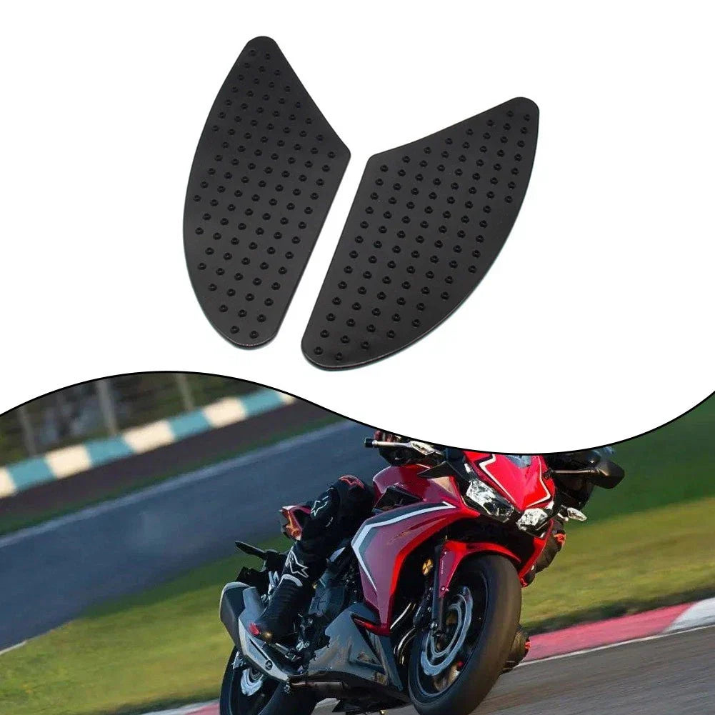 Gas Tank Traction Pad Set / Black / Gas Tank Traction Pad Set for Motorcycle