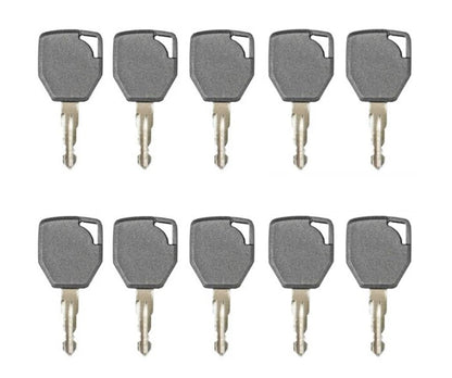 10pc Ignition Starter Keys for Terex Fermac JCB Backhoe