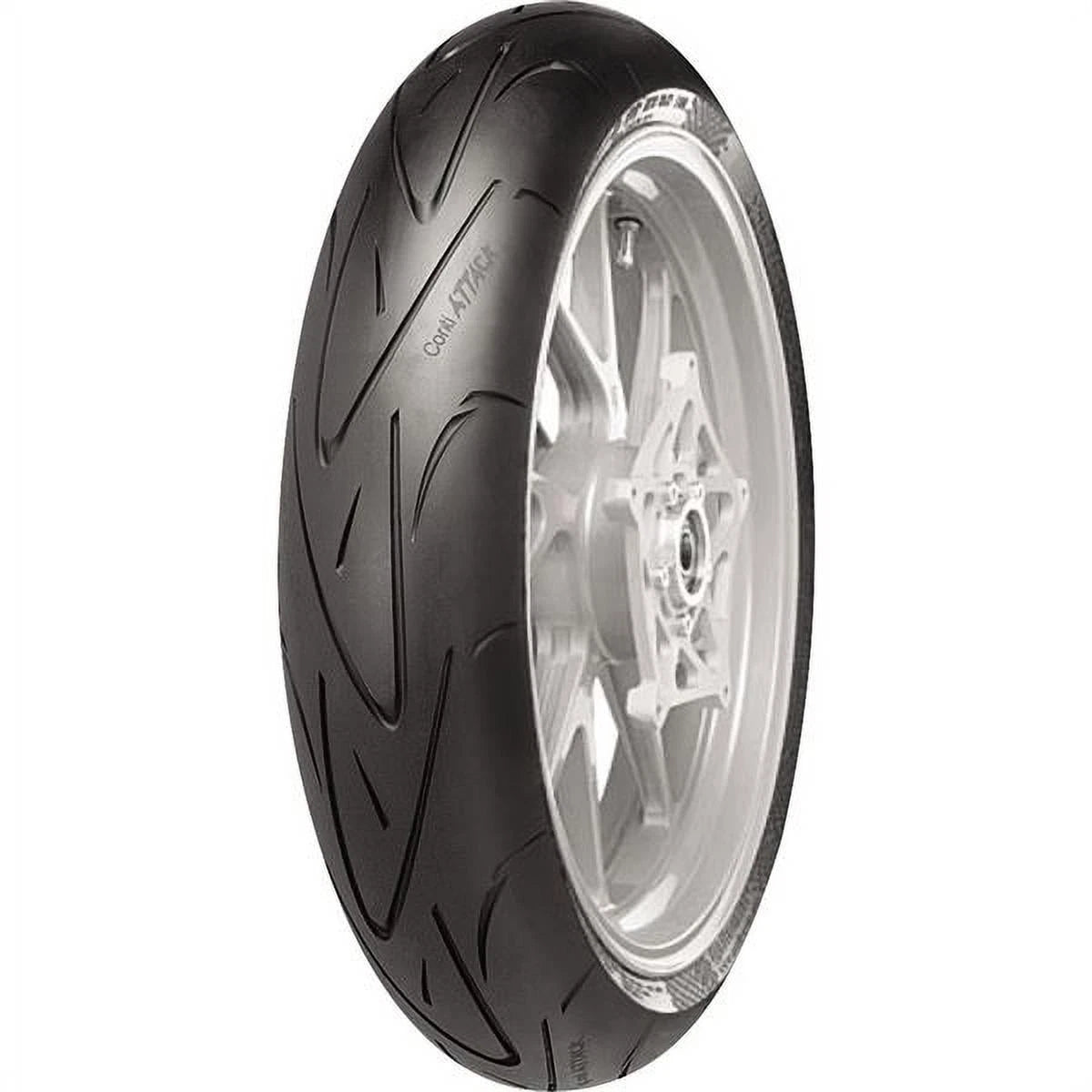 Continental ContiSportAttack Front Tire 120/70ZR17 58W TL for Motorcycle (MPN 02443990000)