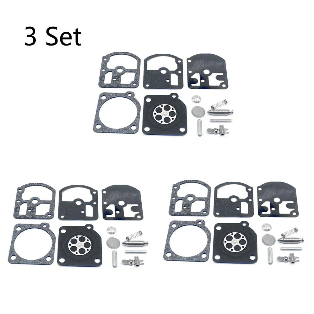 3X Carburetor Repair Kit for Zama RB-3, C1S-H2A, Homelite 330 (Fits 330)