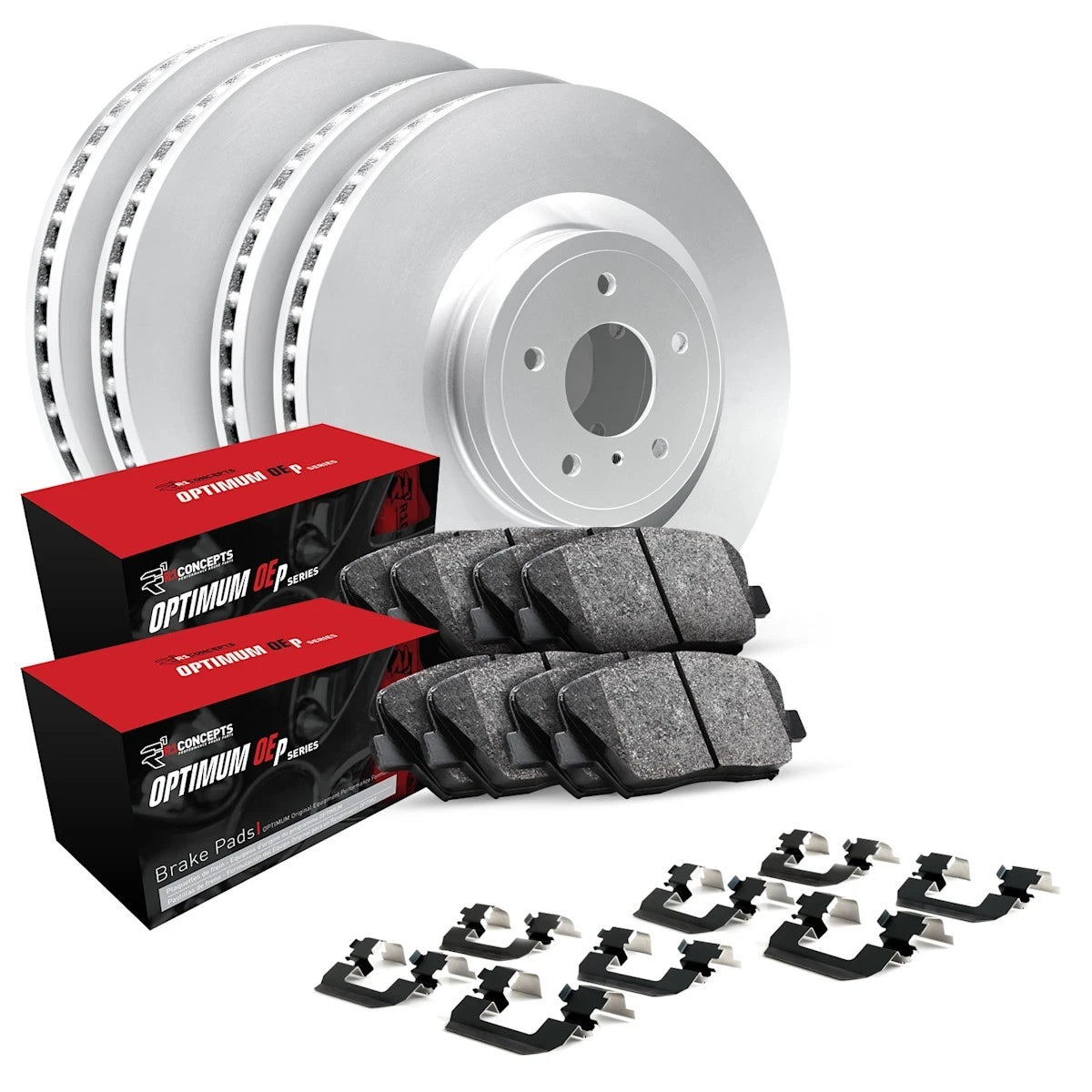 4X Brake Disc and Pad Kit for Jaguar I-Pace (2019–2020) WJUH2-20030