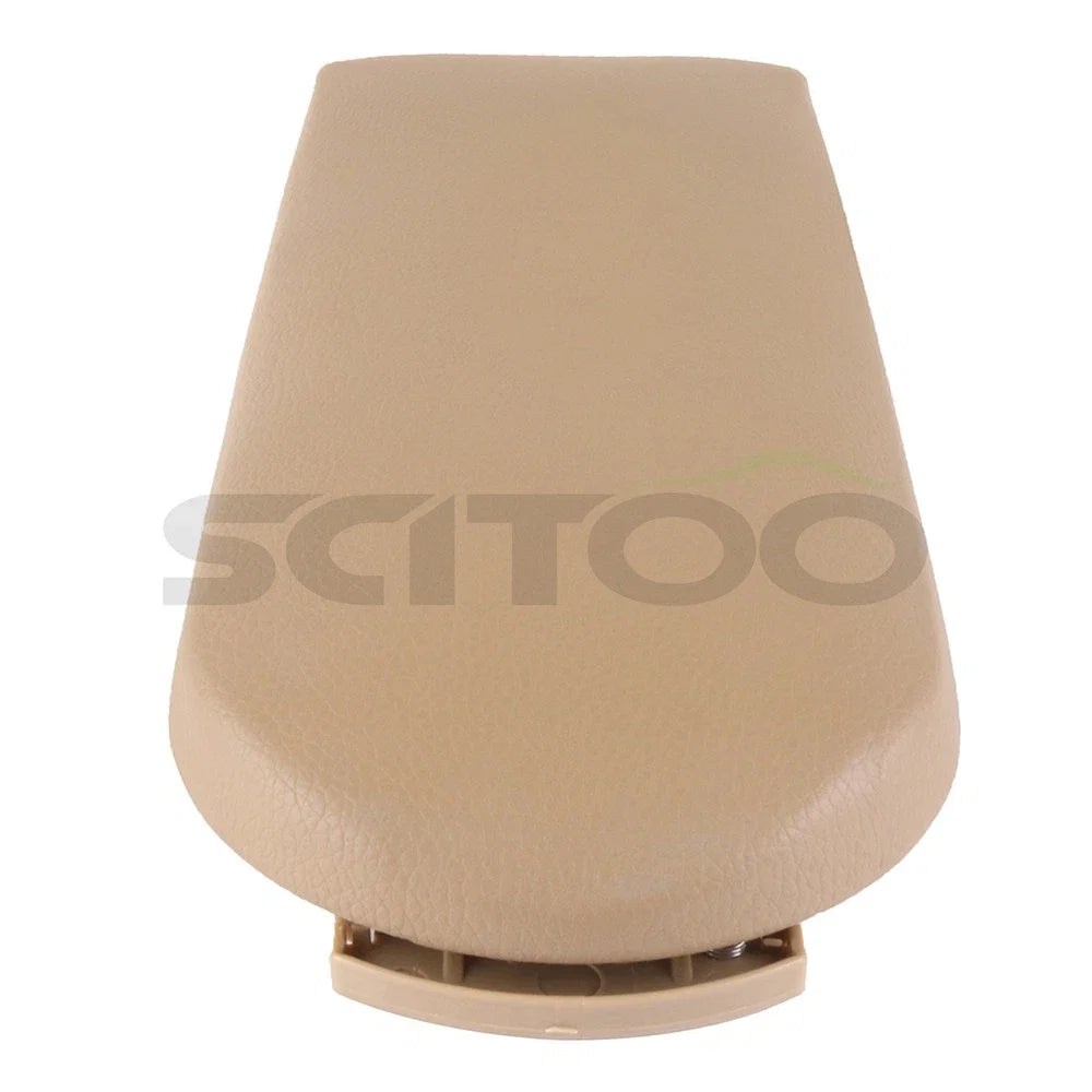 Beige Leather Armrest Cover Lid for VW Jetta R32 MK4 Beetle (1999–2009)