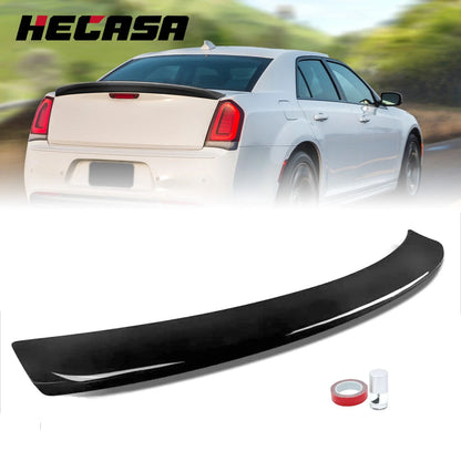 Trunk Rear Spoiler Wing Lip for Chrysler 300 300S 300C (2011–2023) Glossy Black