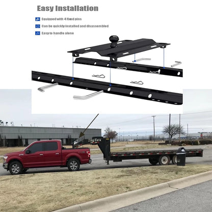 5th Wheel to Gooseneck Adapter Hitch for (30,000 lbs Capacity)