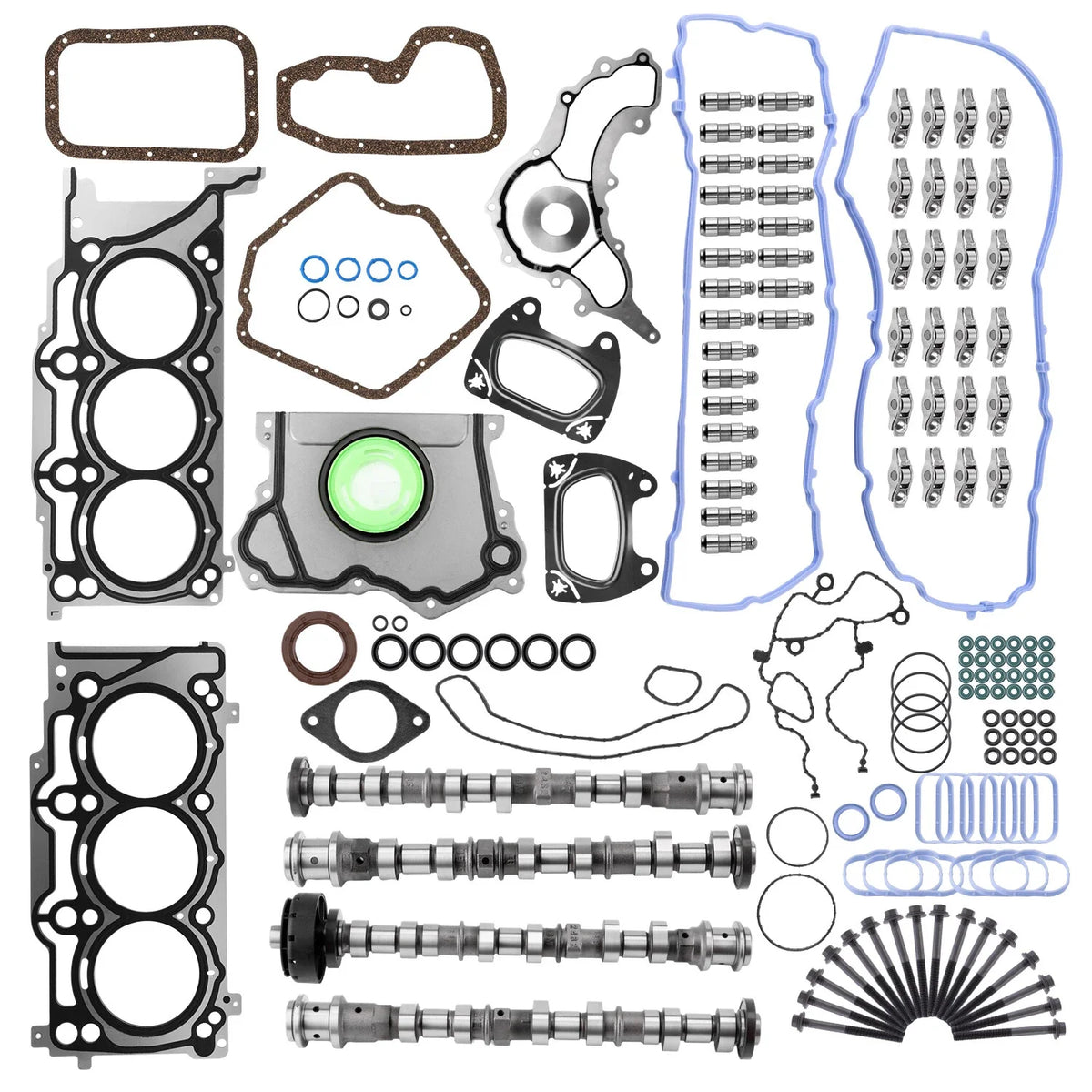 Camshaft Rocker Lifter Head Gasket Kit for Chrysler Jeep Dodge 3.6L (2011–2023)