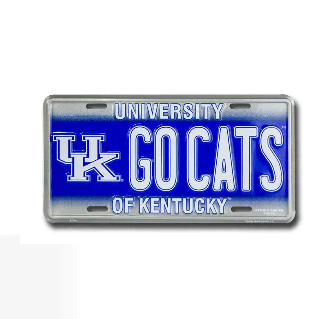 University of Kentucky Metal License Plate Wall Tag