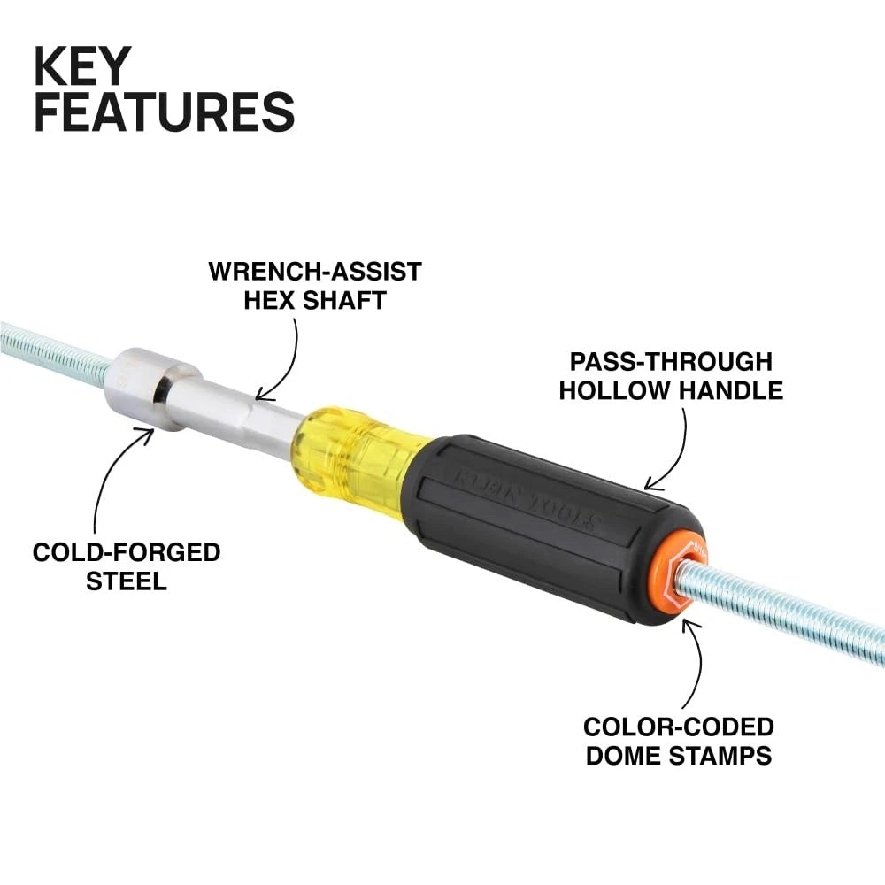 6-Piece Hollow-Shaft Nut Driver Set for Klein Tools