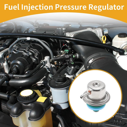 Fuel Pressure Regulator for Ford E-150 (1999–2004) No.CM4911 Metal 20-70 Psi