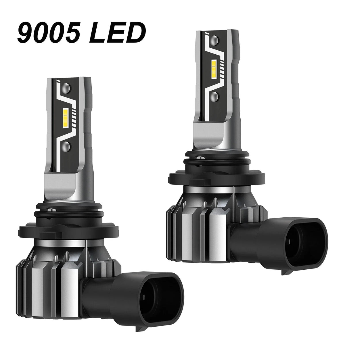 2X NOVSIGHT 9005 HB3 LED Headlight Bulbs 6500K 15000LM for Cars (Error Free)