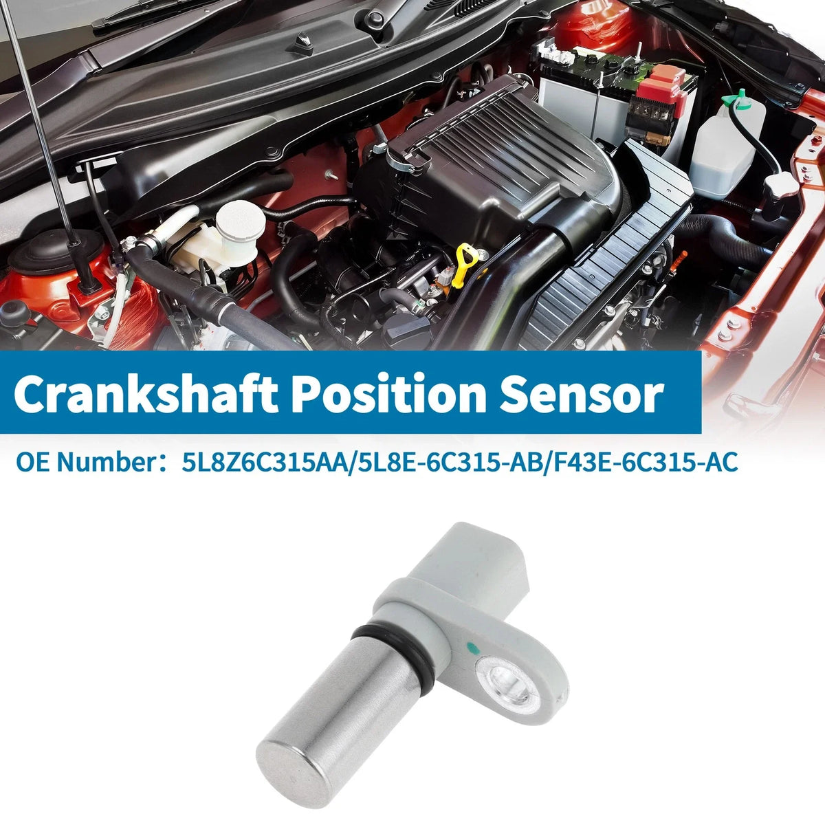 Crankshaft Position Sensor for Ford Fusion 3.0 (2006–2012) No. 5L8Z6C315AA