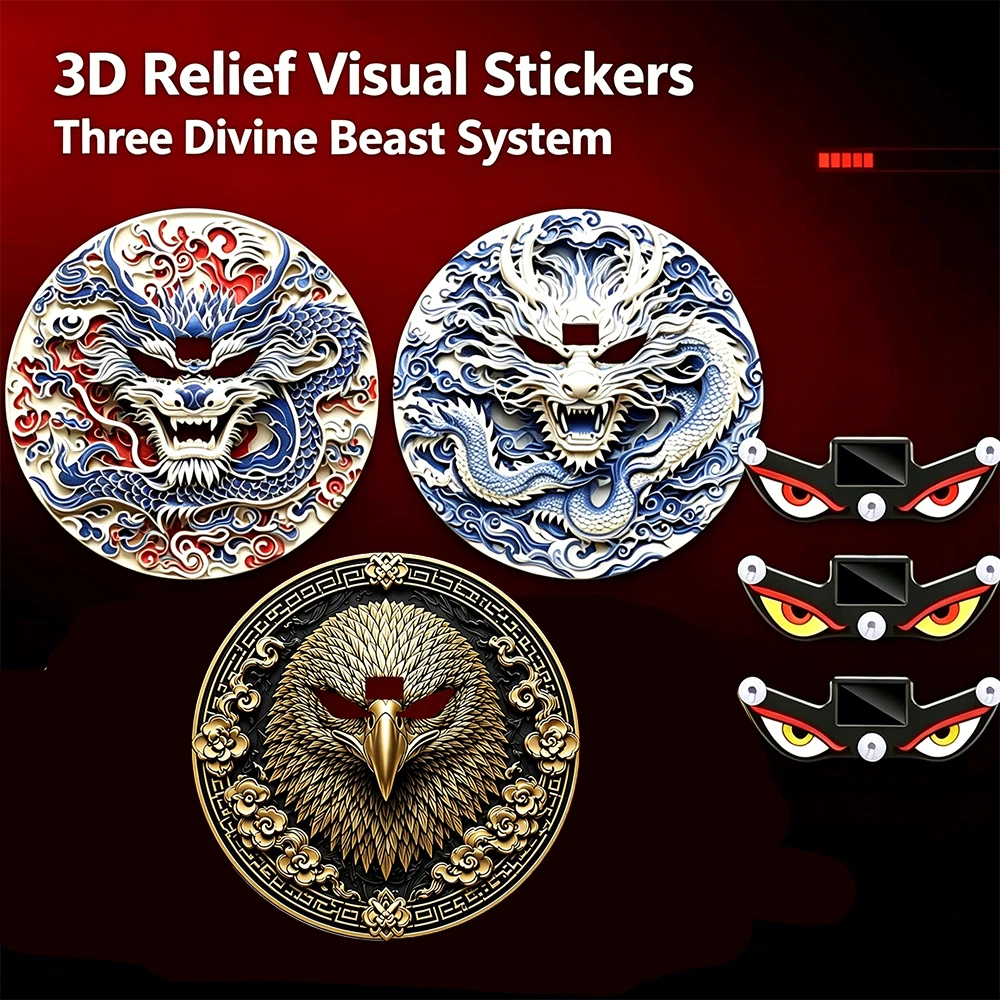 2X Solar Demon Eye LED Car Window Light Stickers for SUVs Trucks Vans