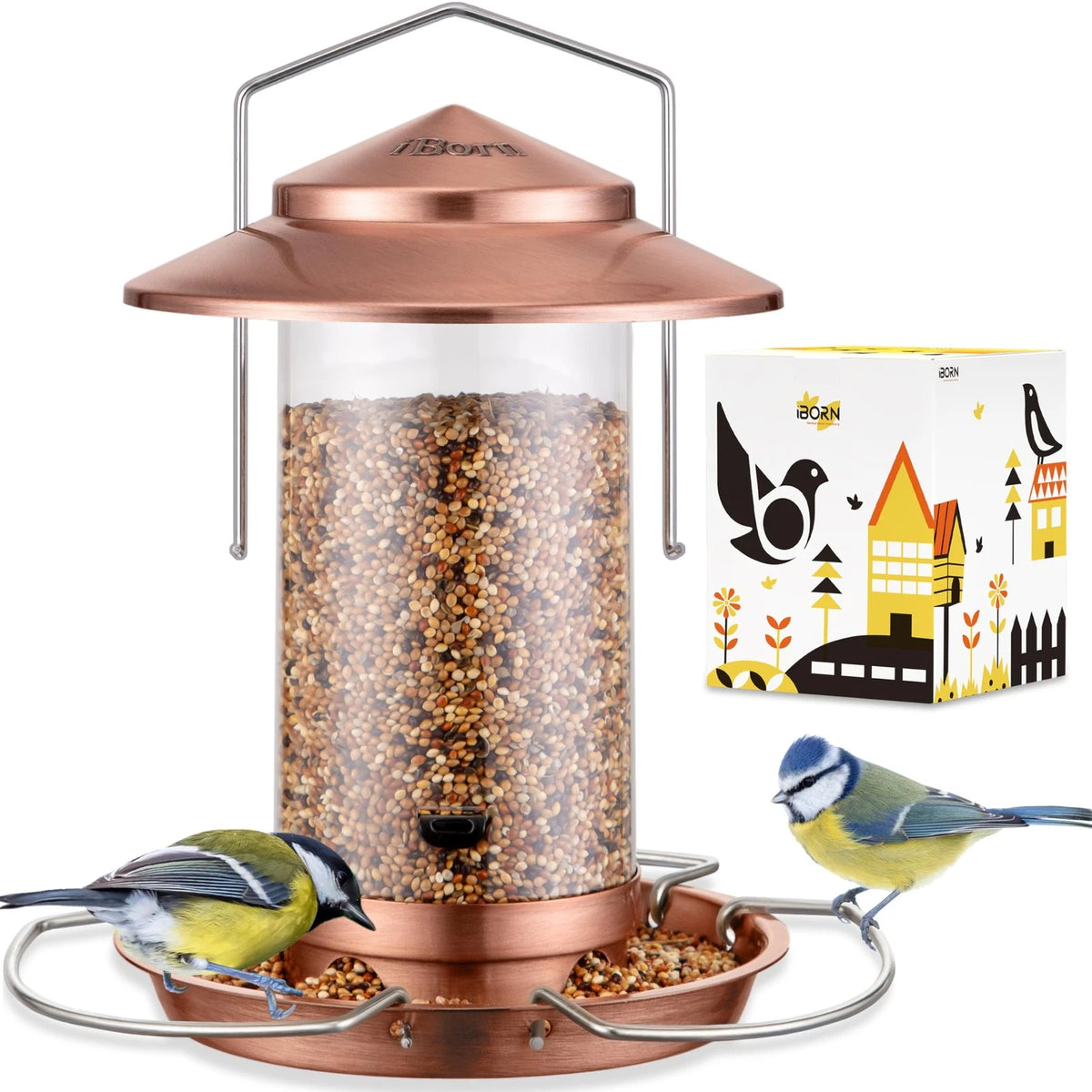 6-Port Bird Feeder for iBorn (No Part Numbers)