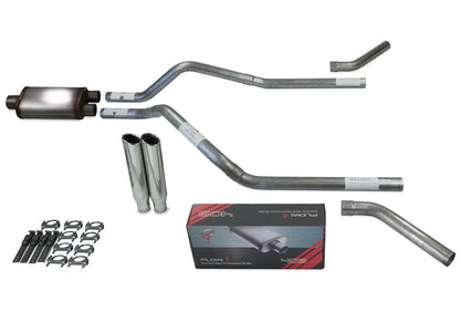 Dual Exhaust Kit for GMC Jimmy (1992–1994) - 2.5" Flow II, Clamp-On Tips