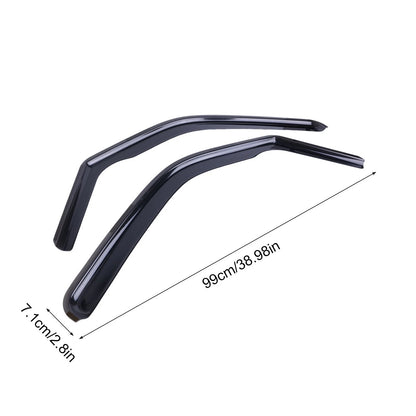 Set of 2 Front Sun Rain Visors for Chevy Express Van 2500/3500 (1996–2026) GW0622, 92455