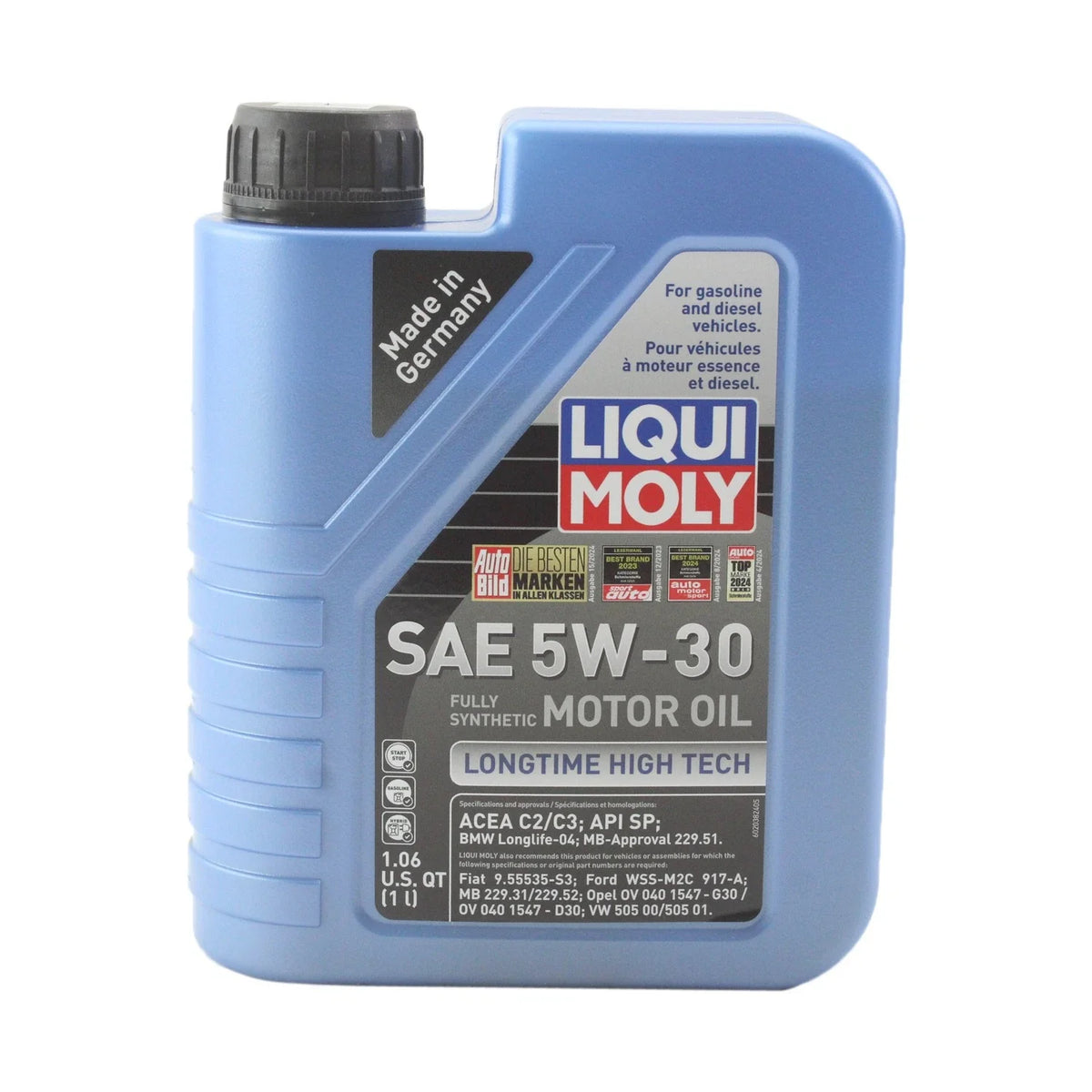 Oil Change Kit for Mercedes M256 (9L Liqui Moly Longtime High Tech 5W-30)