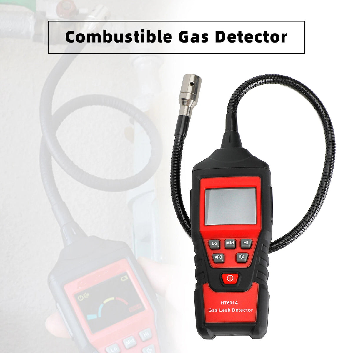 Portable LCD Combustible Gas Leak Detector for Natural Gas Propane I018-A039