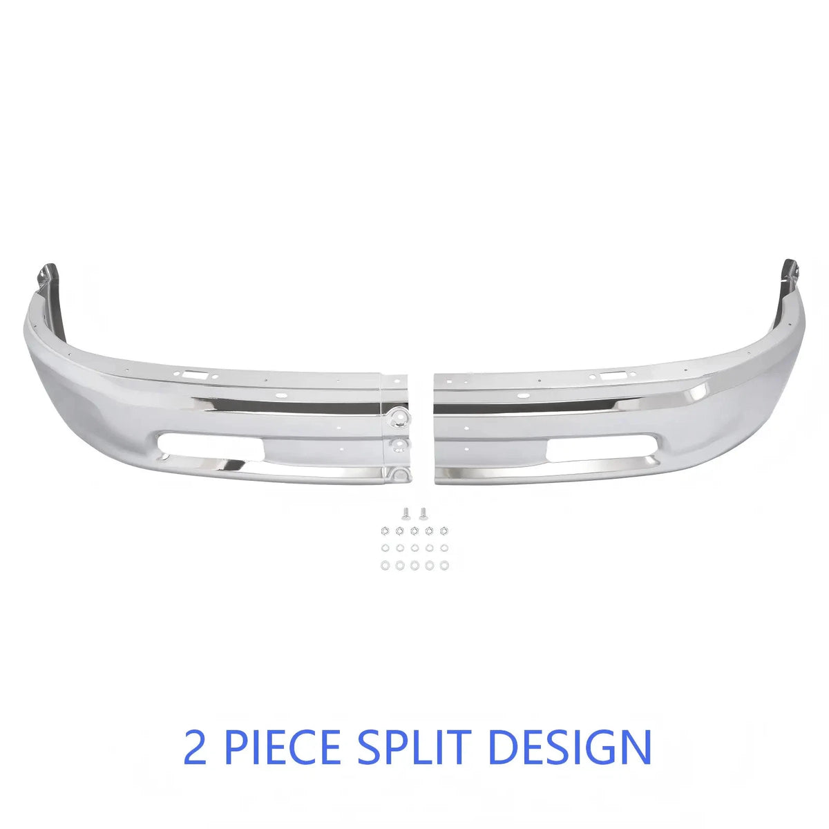 Chrome Front Bumper Face Bar for Ram 1500 (2013–2024) CON-A000000313, 68160855AC