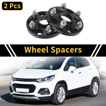 2Pcs 5x105mm Wheel Spacers 56.6mm M12x1.5 for Chevrolet Trax (2013–2020)