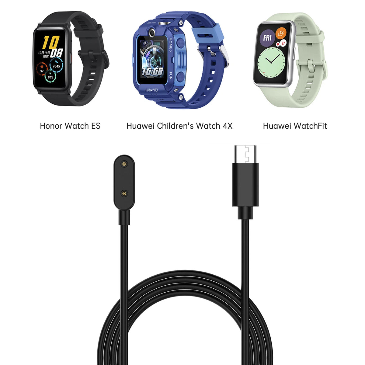 Charging Cable Band for Watch Fit 3/2/SE/Mini (S003-A080-SetB)