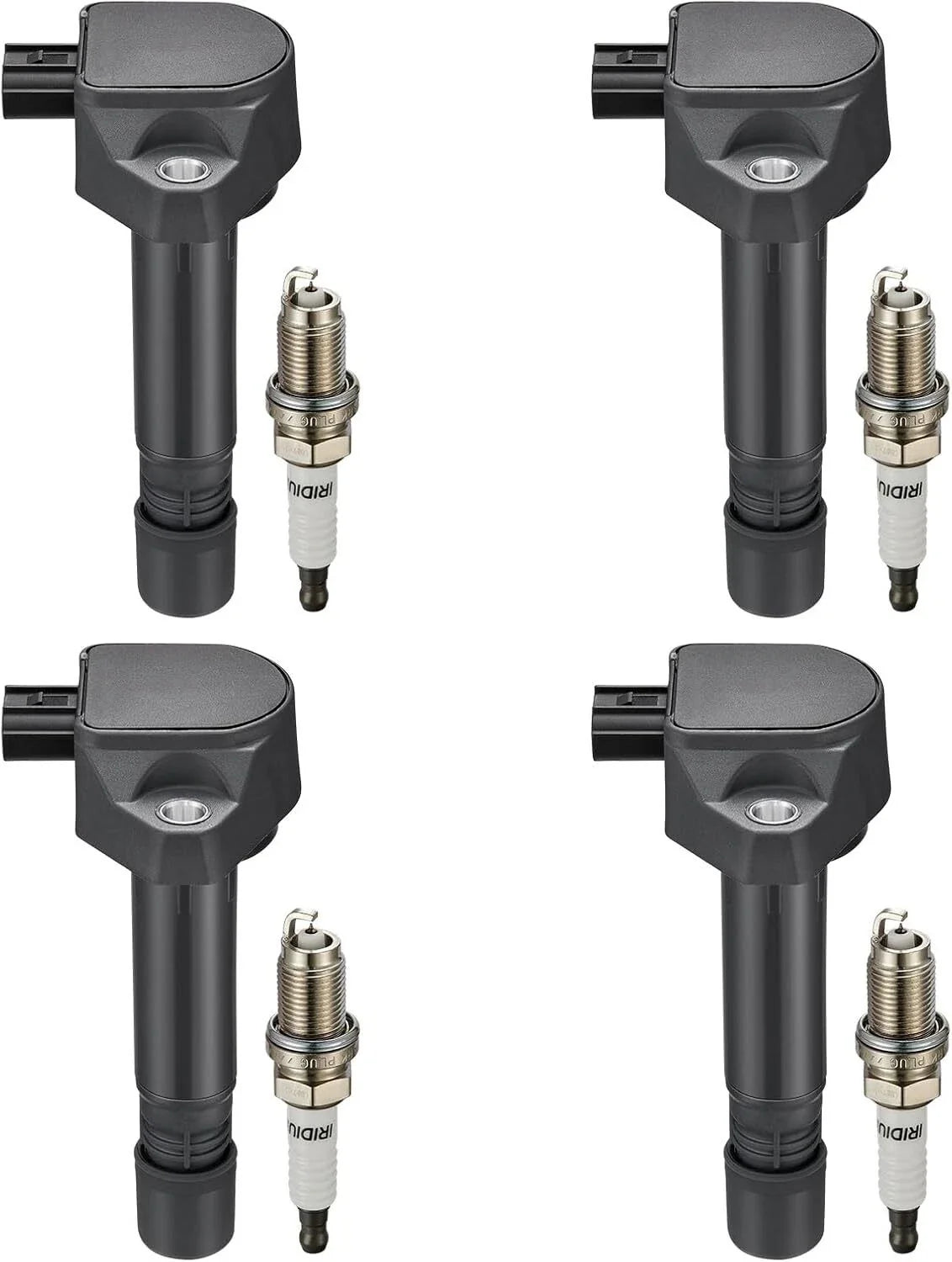 Set of 4 Ignition Coils & Spark Plugs for Honda Civic 2006–2011 UF582 E1082