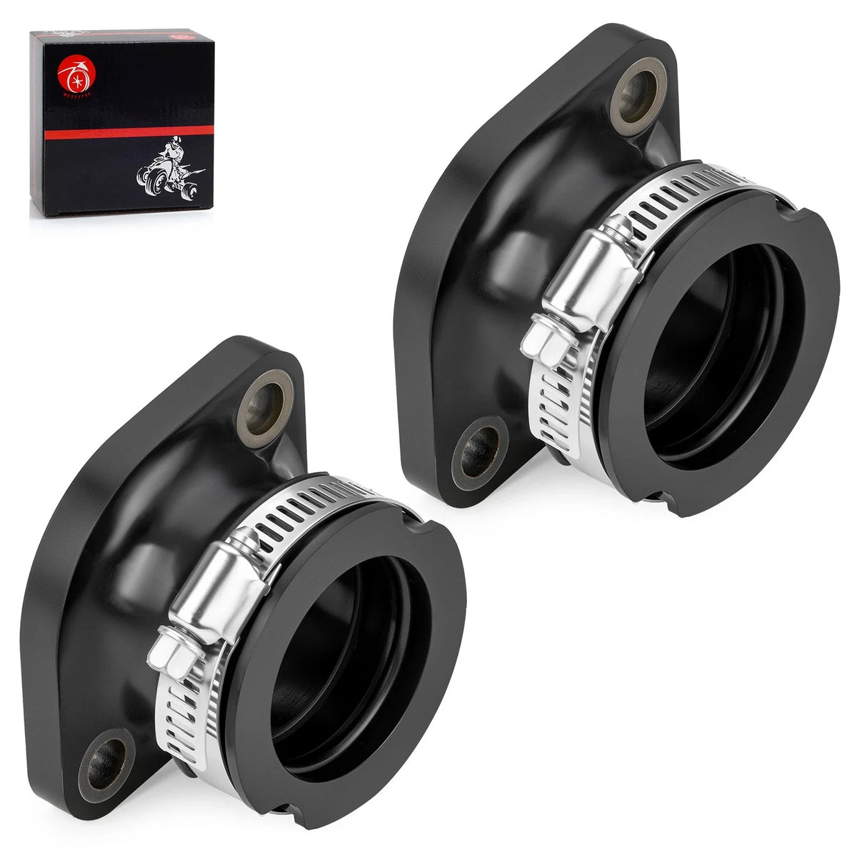 2X Rubber Intake Manifold Carburetor Boot for Polaris SWE LTR (1988)
