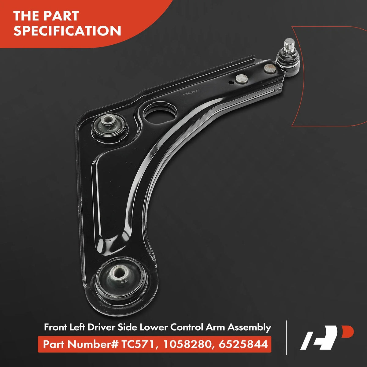 Set of 4 Front Control Arms with Ball Joints for Ford Escort (1991–1997)
