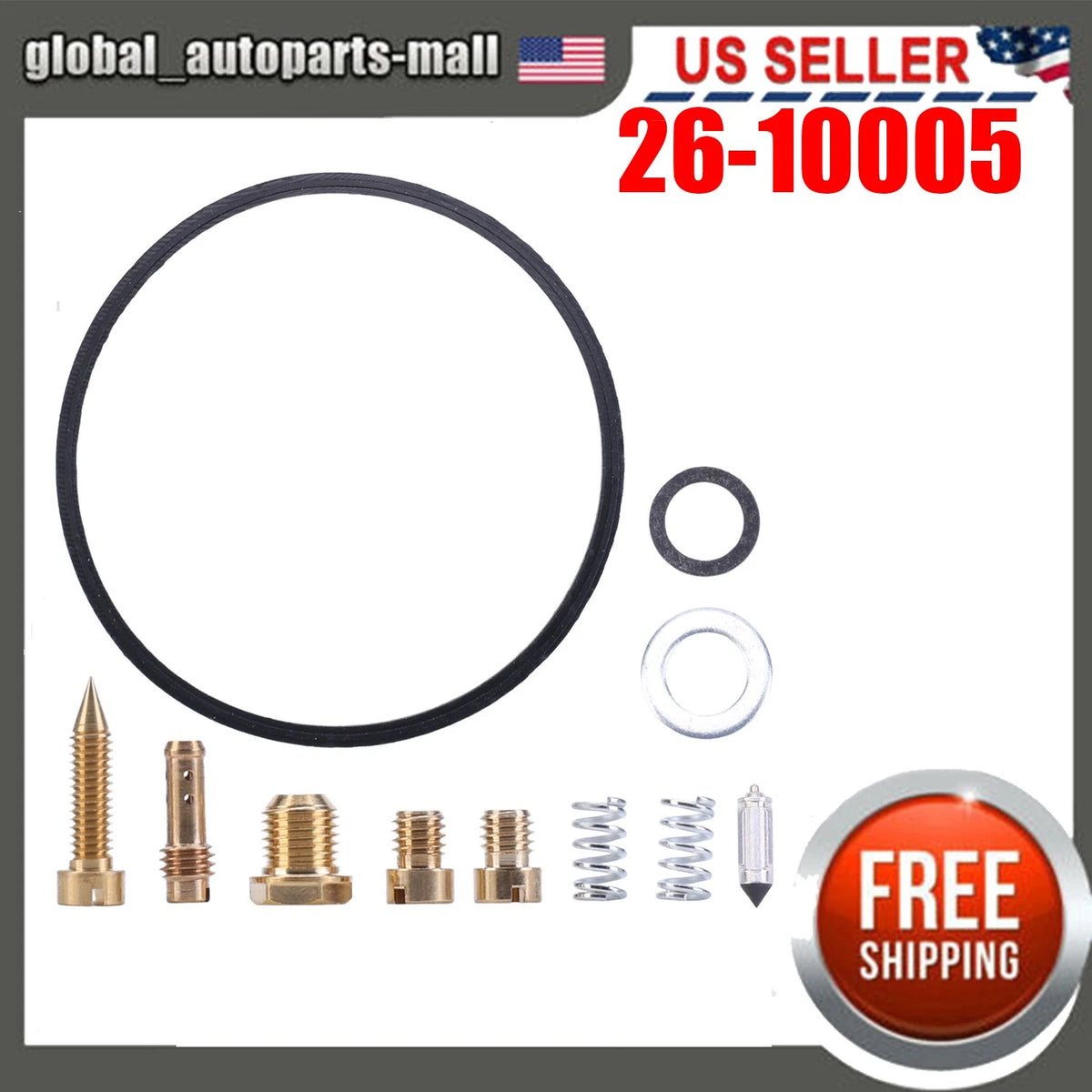 Carburetor Rebuild Kit for Yamaha Phazer II LE (1994) 26-10005