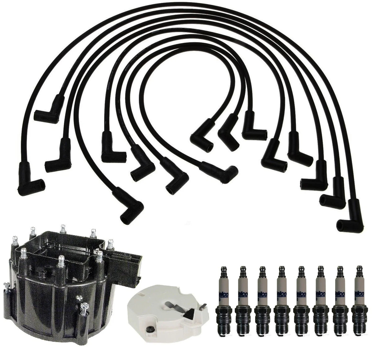 ACDelco Ignition Kit for G20 G30 (1995–1996) - Rotor, Cap, Wires, Spark Plugs