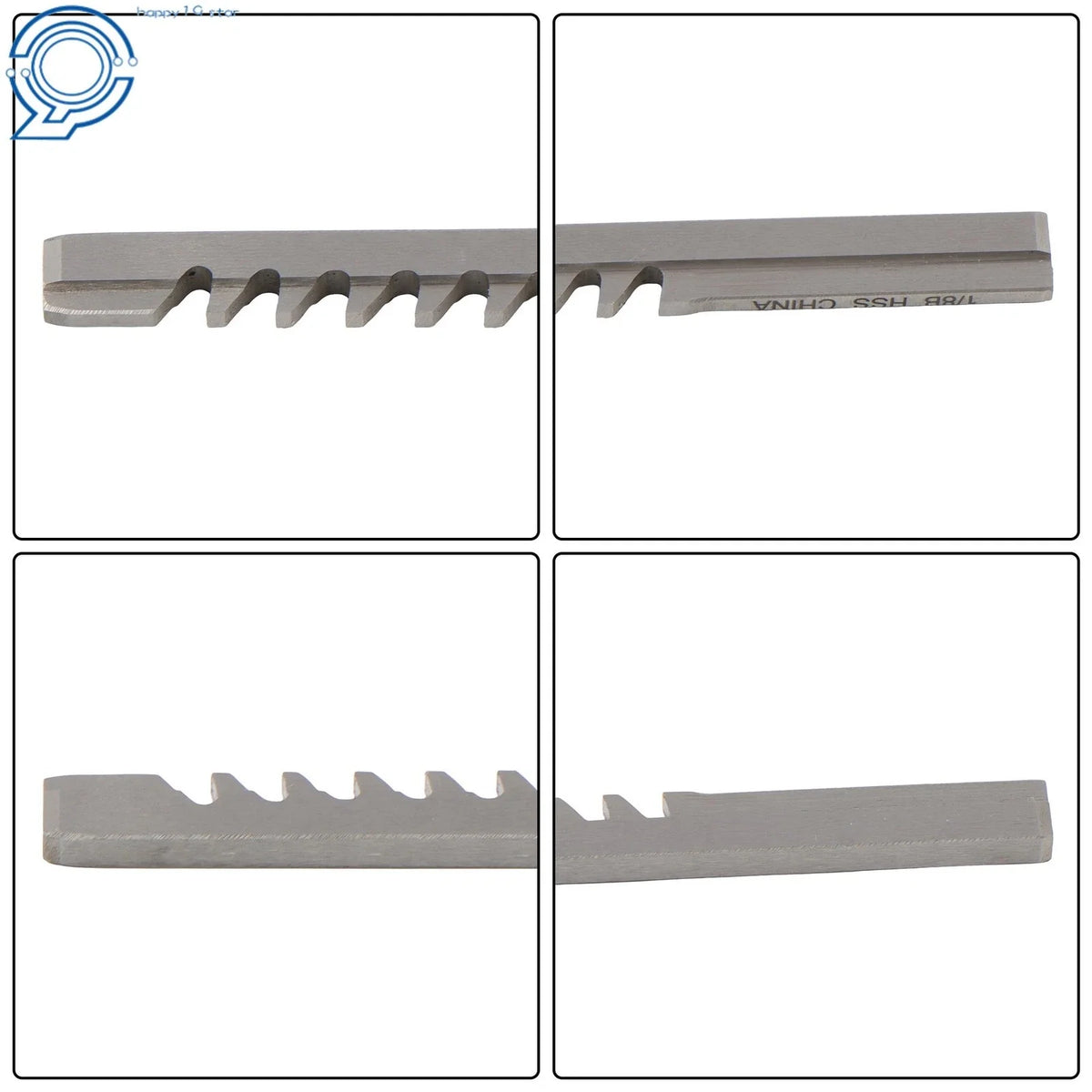 1/8" B Style Keyway Broach for CNC Machines (Standard, HSS, 3/16" x 6-3/4")