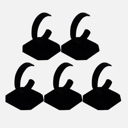 5Pcs Bracelet Display Rack Holder for Jewelry Show Case - Black