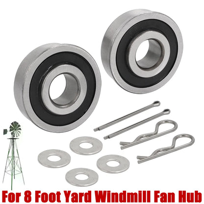 Windmill Bearings for 8 Foot Yard Windmill (1/2 ID X 1 3/8 OD)