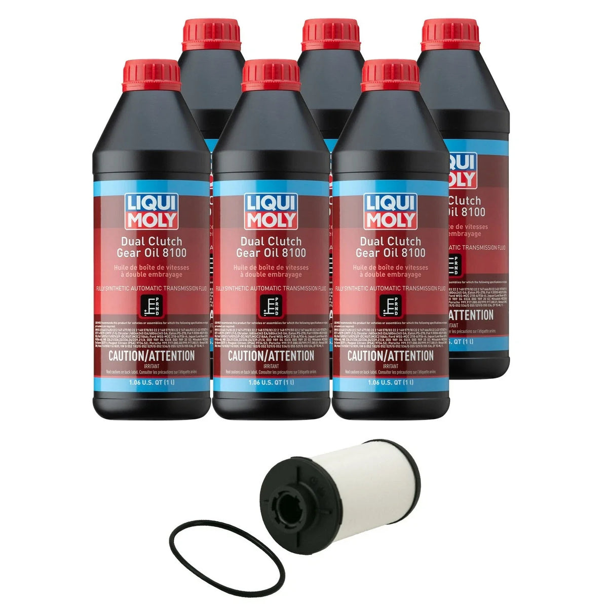 Liqui Moly 8100 DCT Trans Fluid Filter Kit for Audi Volkswagen (6L)