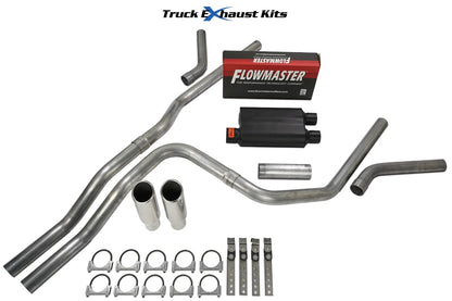 2.5" Dual Exhaust Kit for Chevy Tahoe (2000–2006) - Flowmaster Super 44 RC Tip