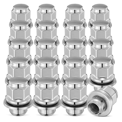 Mag Seat Lug Nuts for Chevy Cadillac Buick (M12x1.5) 21mm Hex (20 Pack) (1999–2005)