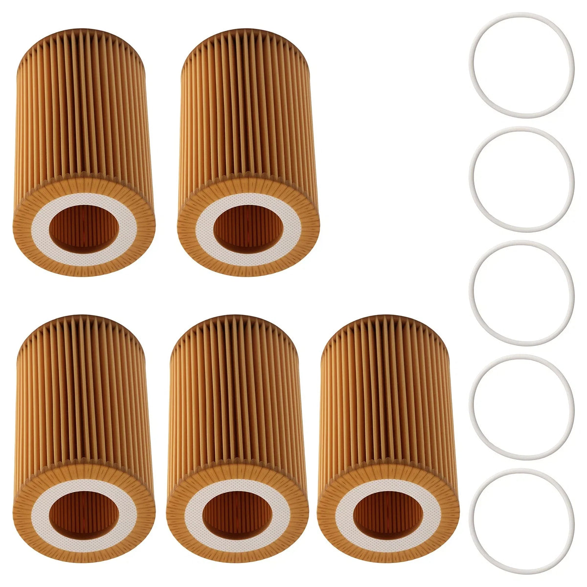 5X Engine Oil Filter for Audi A6 A7 A8 Q7 (2015–2018) HU7035Y L29169