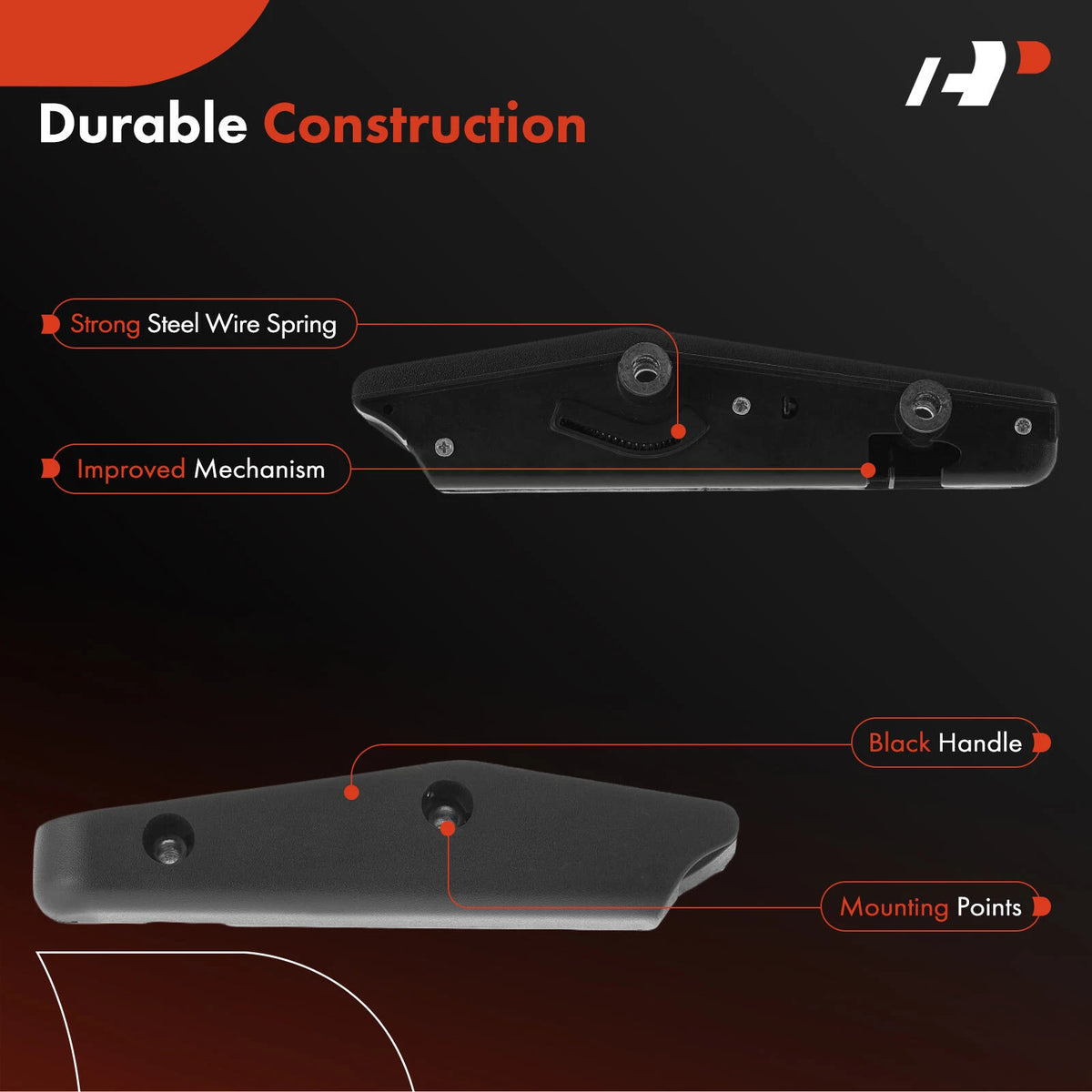 Front Left Interior Door Handle for Chevy Corvette (2006–2010) 88956755, 82082
