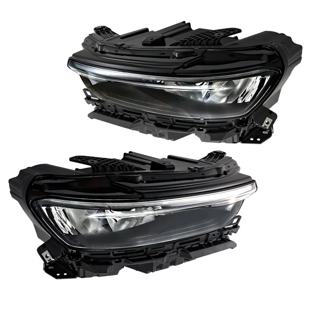 Pair LED Headlamps for Grand Cherokee (2021–2024) 68606228AA 68606229AA Black
