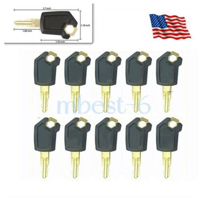 10x Ignition Keys for Caterpillar Loader Dozer (5P8500)